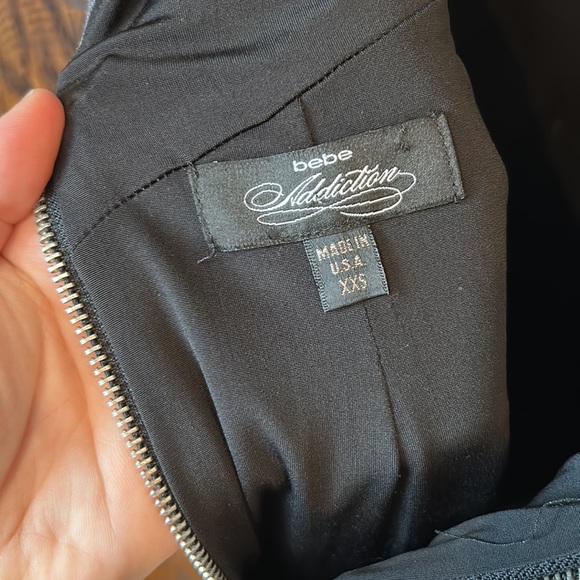 Zebra mini dress. Size xxs. Excellent pre owned condition. Bebe addiction - Picture 5 of 5